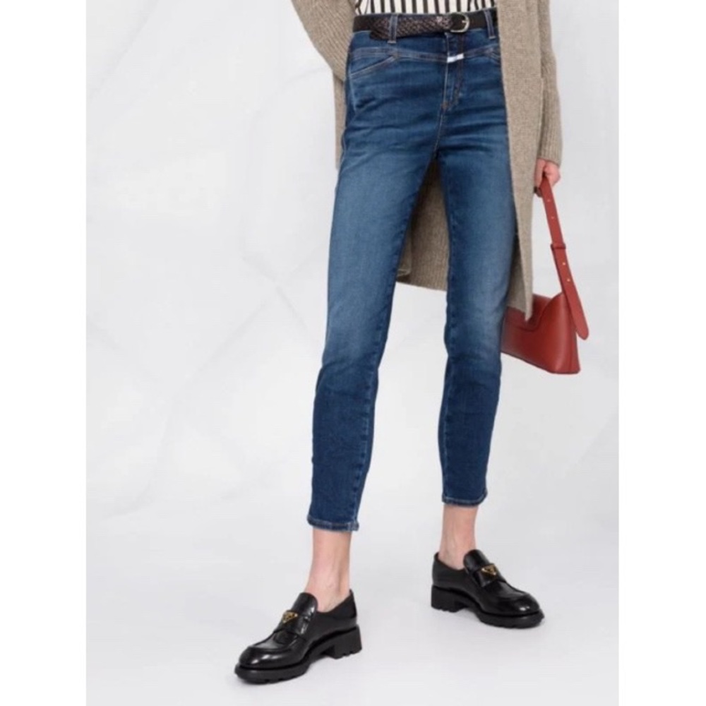 Anthropologie CLOSED Skinny Pusher 2021 Organic Cotton Made In Italy Size 23